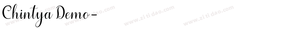 Chintya Demo字体转换